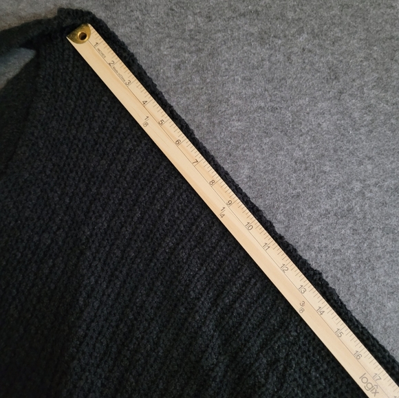 Rachel Hollis Ltd. Sweater Black V Neck Twist Back 2X Pullover Long Sleeve - Picture 7 of 11